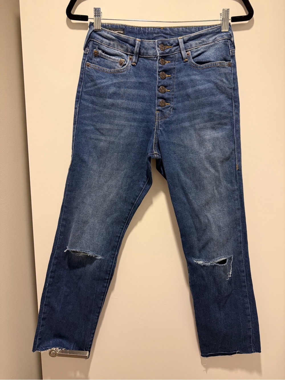 True Religion Starr High Rise Cropped Straight. Size 27